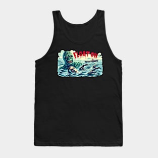 Float on to the black lagoon Tank Top